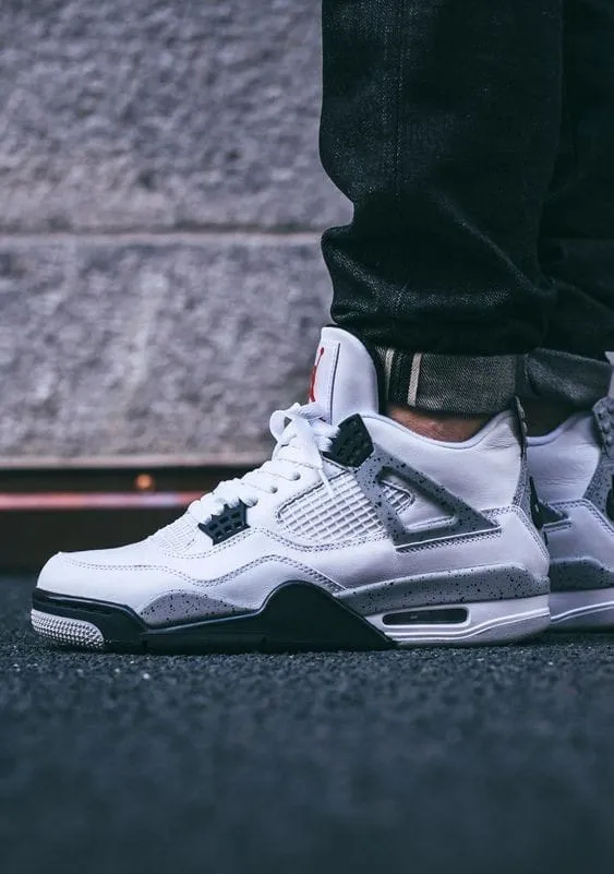 Nikee Air Jordan Retro 4 White Cement